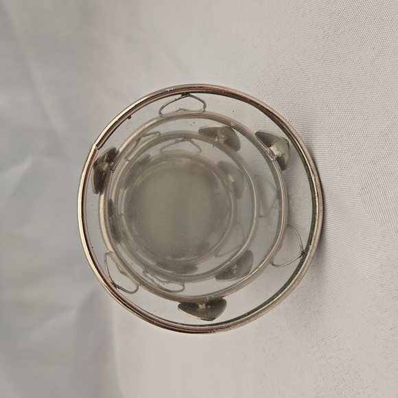 Vintage Stained Glass Bride and Groom 6 inch cake topper - Picture 3 of 8